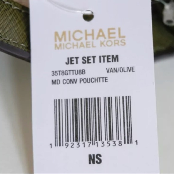 NWT MICHAEL KORS CONVERTIBLE PALM LEAVES CROSSBODY - Picture 4 of 6